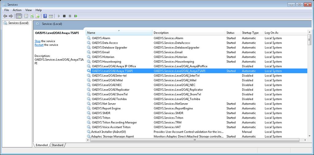 6. Configure OAISYS Tracer This section provides the procedures for configuring OAISYS Tracer.