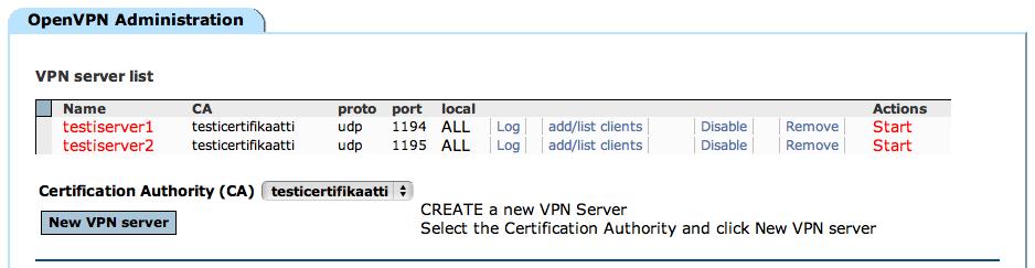 CHAPTER 2. CONFIGURING OPENVPN SERVER ON M2M GATEWAY 9 2.7 Server routing configuration Server route parameter describes the network that is being routed to the specific OpenVPN server interface.