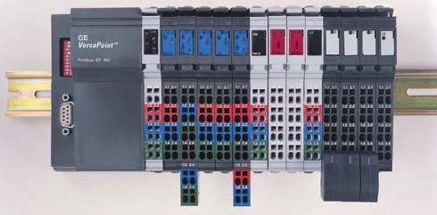 Distributed I/O The VersaPoint Distributed I/O system provides compact flexibility and allows users to install just the right amount of I/O needed for each application.