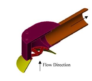 The goal of the SolidWorks Flow Simulation analysis is to determine the flow rate at a given pressure drop for each of two screen designs.