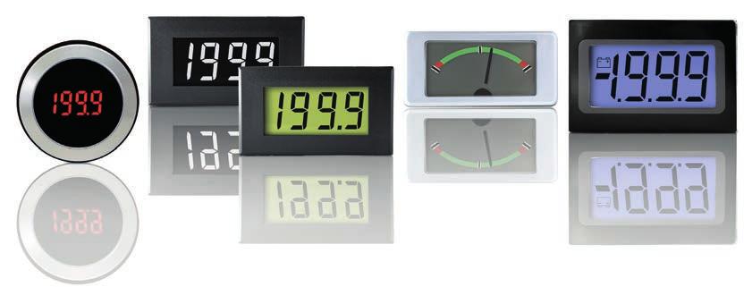 Panel Instruments Lascar has an extensive range of LCD and LED voltmeters, 4-20 ma indicators, temperature