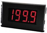 Large displays with waterproof options This range of LCD and LED instruments includes 3½ digit, ±200