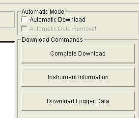 Downloading Data from the GX-2009 You have the option of downloading data manually or automatically.