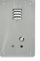 for external loudspeaker can be plugged in, inside the station cabinet 3007600008 WALL SUBSTATION, 3 DIRECT DIAL BUTTONS Can be flush mounted Cabinet is cast in high-grade, impact resistant ABS