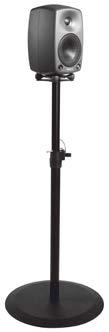 8000-400 8000-400 Floor stand Genelec design (K&M 26785-000-56) Floor stand Stable steel stand with a broad round cast iron base. Base diameter is 450 mm.