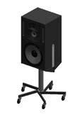 Design floor stand for 8260 Genelec designed floor stand with variable height between 800/1350 mm, suitable for 8260.