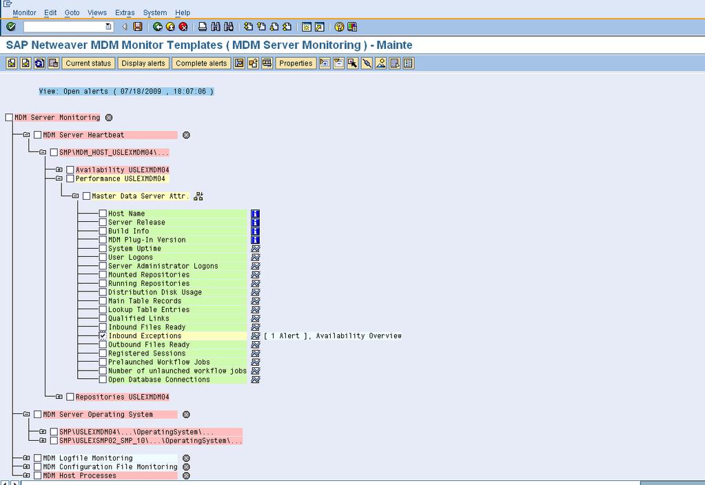 Step 11) Login to Solution Manager and enter TCODE RZ20 to open CCMS Alerts In screenshot