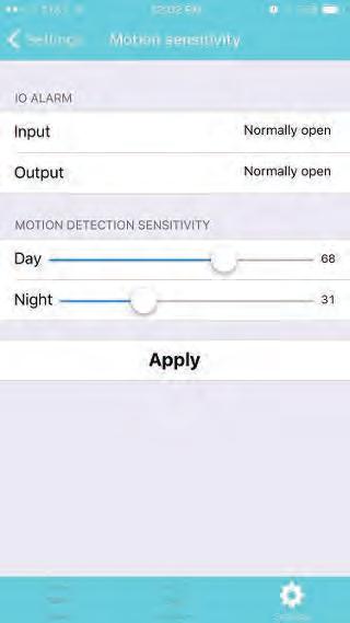 If you are finding your camera is alerting you needlessly or failing to alert you if someone is moving, you can adjust the sensitivity for motion detection for the camera.