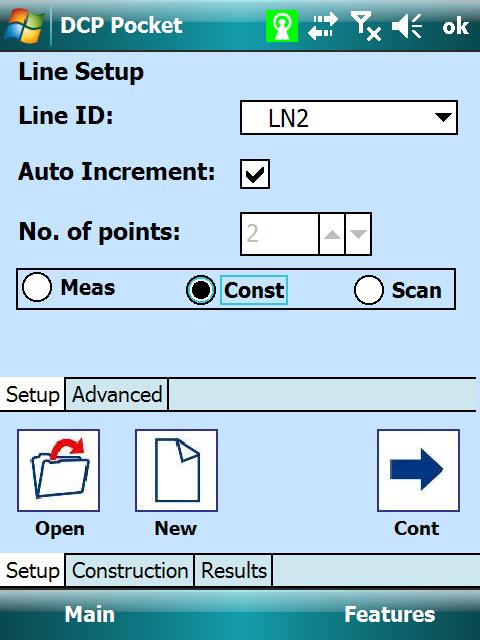DCP Pocket Line Feature Construction The construction of Line between 2