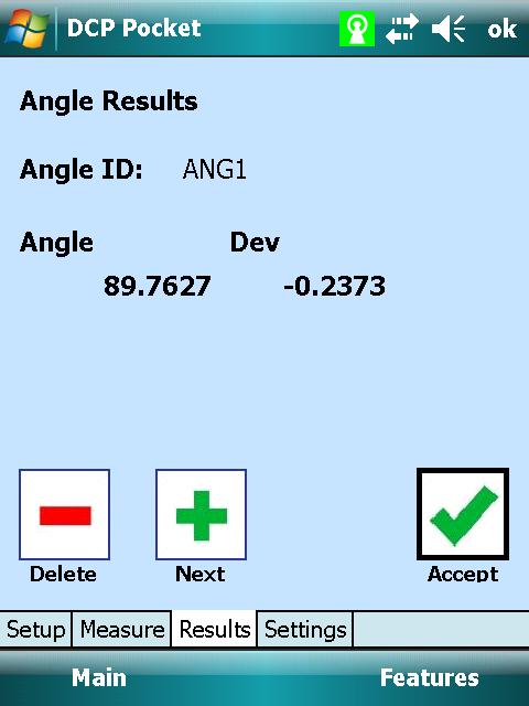 DCP Pocket Angle Feature Angle features can