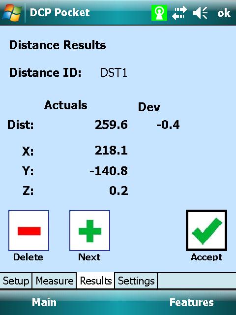 DCP Pocket Distance Feature Distance features can be measured or