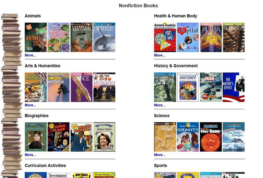 Nonfiction Books Feature Showcases SIRS Discoverer s extensive nonfiction collection in an easy-to-read PDF format.