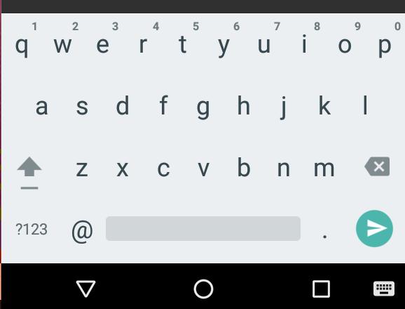 Tailoring the soft keyboard EditText views can modify the keyboard Using the