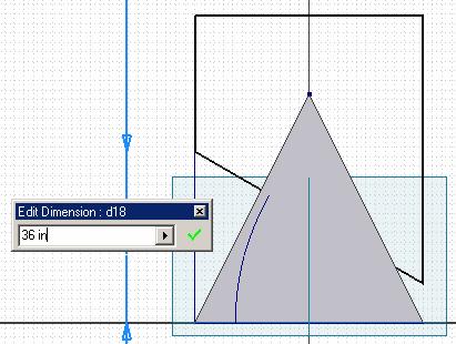 Inventor (5) Module 4A: 4A- 17 Extrude cut to truncate the pyramid (Figure 4A-8C).