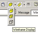 From the Model panel, select the Cut sketch and right-click for the shortcut menu and choose Edit Sketch (Figure 4A-10A); select the Wireframe Display mode from the Command Bar (Figure 4A-10B) for