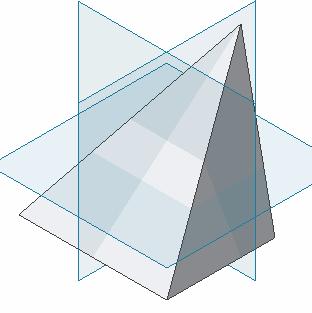 dependent Cut Sketch as Twice Oblique (Figure 4A- 11A) In the Model panel, select the Oblique Triangle,