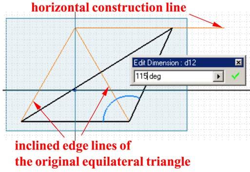 Figure 4A-11E: The oblique triangle.