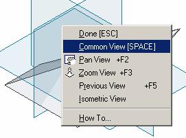 Inventor (5) Module 4A: 4A- 28 Command Bar and then the Twice Oblique Sketch feature from the Model panel to switch to the normal view of the sketch; delete both inclined side edge lines of the