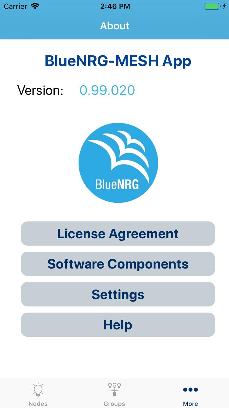 Hardware and software requirements Figure 5. About View 2.2 Hardware and software requirements The app is tested for iphone 5s or above, with ios version 10.0 or above.