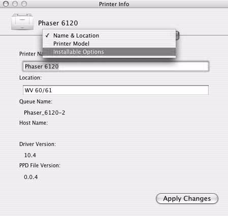 Selecting Print Options 1 Open Printer Setup Utility, which can be accessed by selecting Macintosh HD, Applications, and then Utilities.