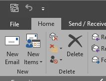 HOW TO ADD ICON TO OUTLOOK 2016 Step