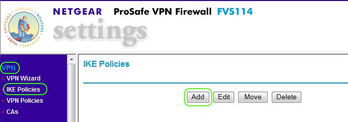 2 Netgear FVS114 VPN configuration This section describes how to build an IPSec VPN configuration with your Netgear FVS114 VPN router.