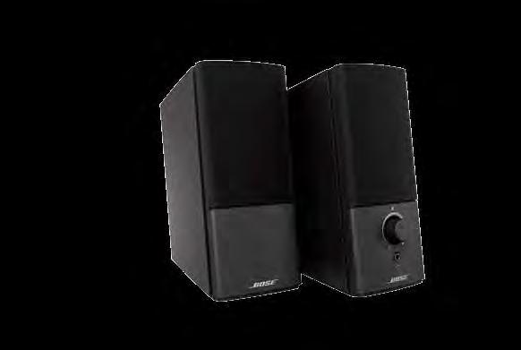 computer speakers, with wide, lifelike sound at any volume from Bose technologies.