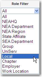 SEARCH BY ROLE ASSIGNMENT The Search by Role Assignment function enables a user to search for individuals with State or dependent organization role assignments.