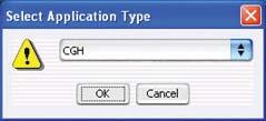Figure 2 Select Application Type dialog box Select the application whose data you intend to display or analyze. CGH, ChIP, CH3 (methylation), or SureSelect Target Enrichment. 5 Click OK.