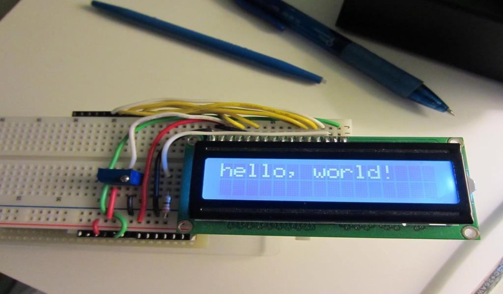 Step 7 - Show LCD is working - If all is