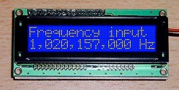 Exclusive 2.5 GHz Frequency Counter with blue 2 x 16 LCD display This manual will guide you how to assemble, test and tune this frequency counter KIT.