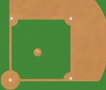 Set up the field on a coordinate plane so that home plate H is at the origin, first base F has coordinates (90, 0), second base S has coordinates (90, 90), and third base T has coordinates (0, 90).