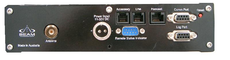 The Front Panel 1 2 3 4 5 Status LEDs 1. Power 2. Voicemail waiting* 3. SMS waiting 4. Call status 5.