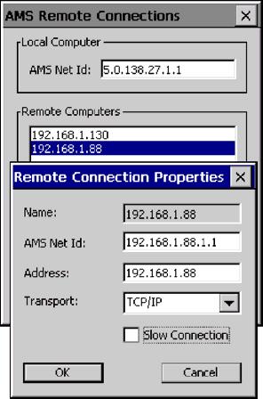 GALILEO OPEN and TwinCAT 5.3.3 Configuring the AMS router of the target system 1 Start «TcAmsRemoteMgr.exe» in the system directory of TwinCat.