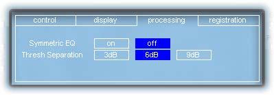 7.2.3 Processing Preferences These preferences relate exclusively to settings that directly affect the audio processing.