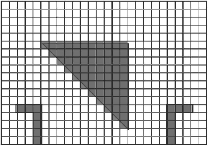 (a) (b) (c) (d) Figure 18.1 Three common world representations. (a) Original map, (b) grid decomposition, (c) waypoint graph, (d) nav mesh.