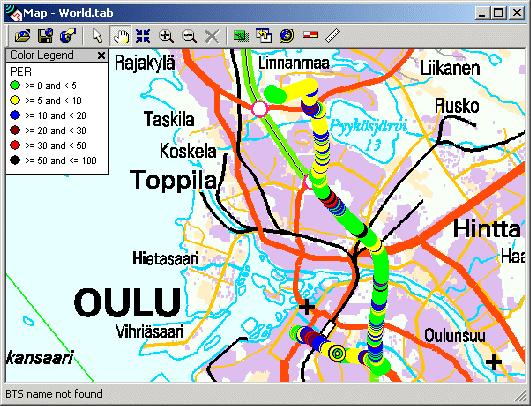 NEMO OUTDOOR GPRS 14 4.1.5 MAPS Nemo Outdoor supports MapInfo raster and vector maps. It also supports MapX Geoset files (.