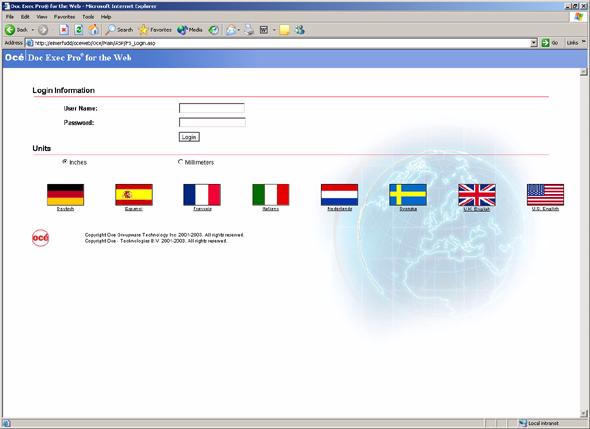 How to logon to the Web Client Introduction The type of licenses assigned to the web server controls the title displayed