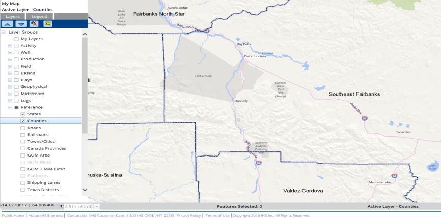 Alaska County Boundaries: Map