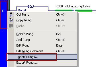 2. Right-Click on Rung 4 of