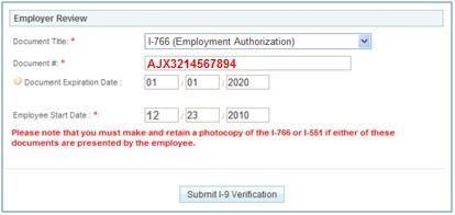 List A dcuments f the I-9 frm), an E-Verify pht verificatin will be required.