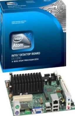 Intel Atom D510Mini-ITX Model CPU / Chipset Graphic Audio RAM Power supply External connectors Internal connectors Dimensions D510MO MiniITX Intel Atom CPU D510 passive cooling onboard NM10 express