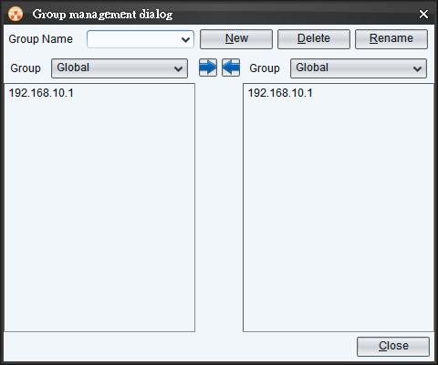 Step 3 In the group management, user can add a new group