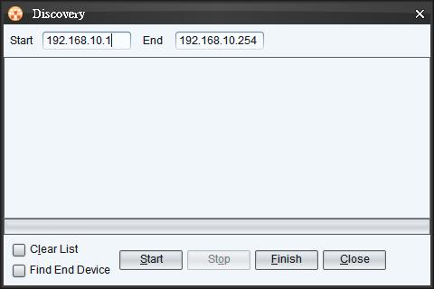2.3 Device discovery User can add in the Oring switch by using the Discovery functions.