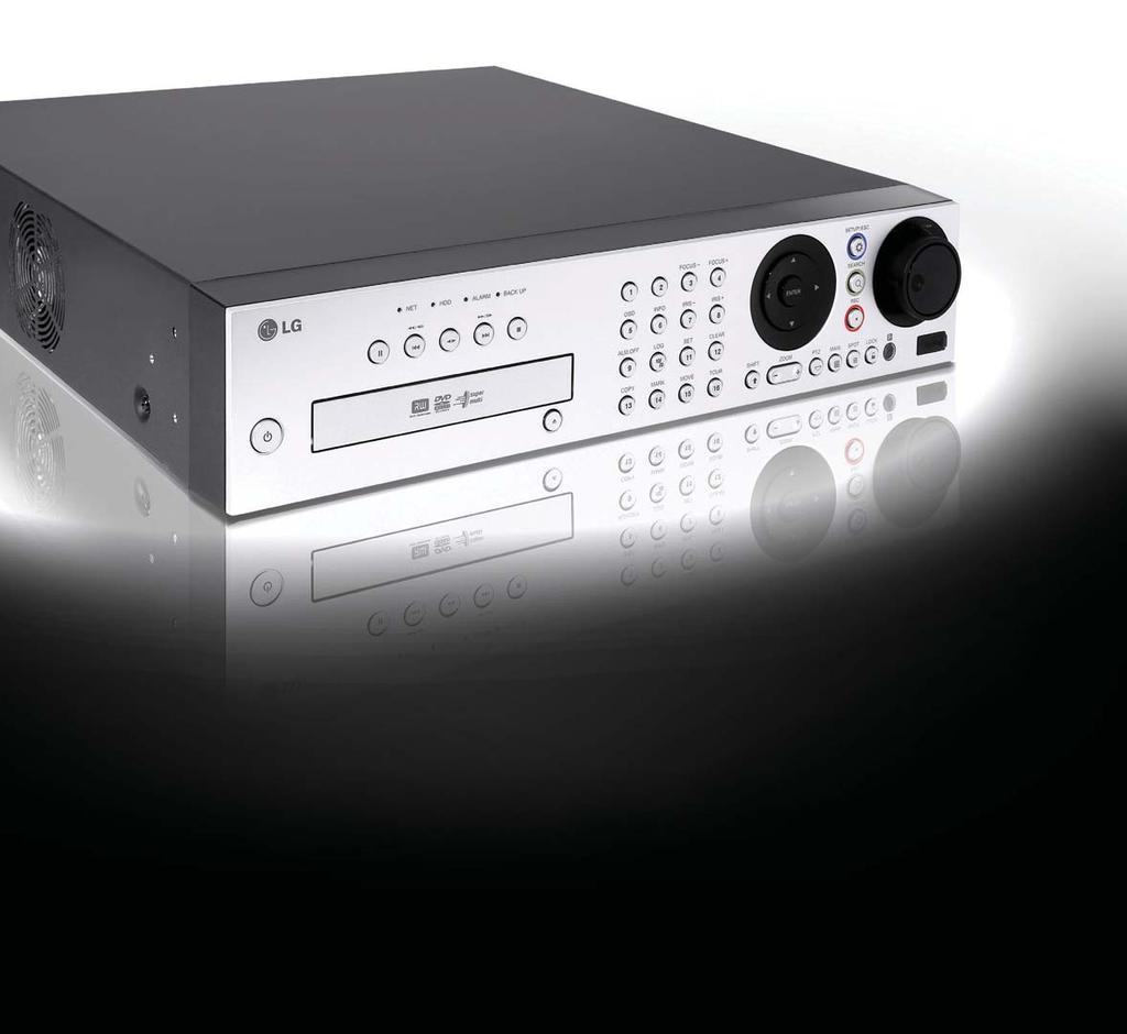 DVR LE3100D Series The LE3100D Series is a user-friendly designed embedded DVR providing high-quality images and 30ips of real-time recording per camera, using MPEG-4 compression technology powered