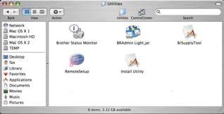 The BRAdmin Light software will be installed automatically when you install the printer driver. If you have already installed the printer driver, you don t have to install it again.