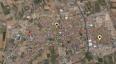 Vodafone Spain live network (Moncada town,