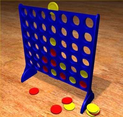 Rules of the Game: Connect-Four is a two-player game played on a vertical board 7 columns across and 6 rows high.