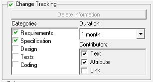 New Features Change Tracking Using Reqtify marks, it is now possible to activate a simple change tracking mechanism.