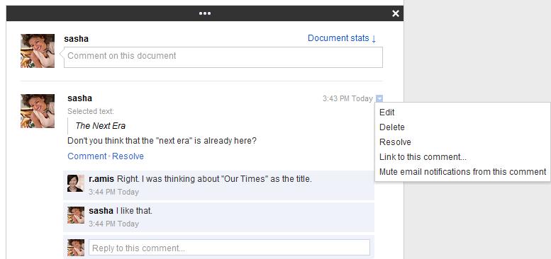 Tip: Manage your Comments Use the Comments tab to edit, delete, and more for all of your comments Page 4